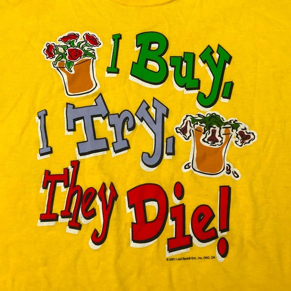 Funny y2k gardening fail t shirt - Picture 2 of 3